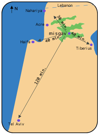 Israel map