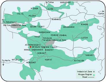 Misgav map